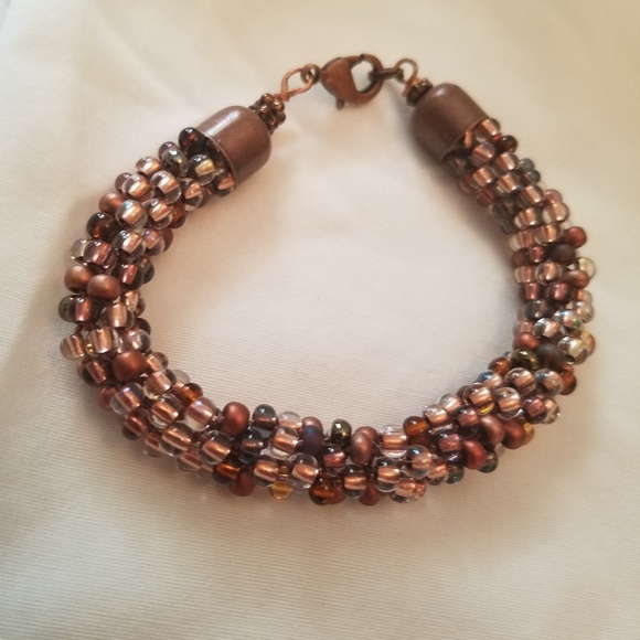 Jewelry - 5 for $10 Bronze Beaded Bracelet